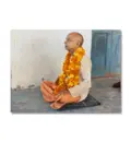 Srila Prabhupada in Radha Damodar Room, Chanting Gayatri