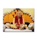 Srila Prabhupada in New York, On Vyasasana with Gong