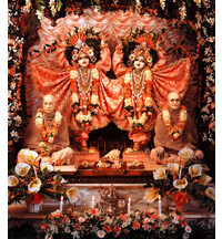 Sri Jagannatha, Baladeva and Lady Subhadra - Devasadana Mandir - Detroit, Michigan