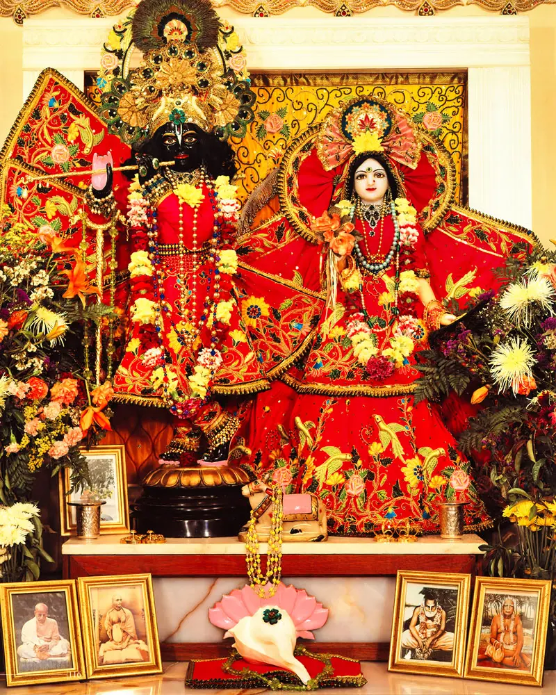 Sri Sri Sita, Rama, Laksmana and Hanuman - Sri Sri Radha Nila Madhava Mandir - Seatt