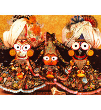 Sri Sri Jagannatha, Baladeva and Lady Subhadra - Paris, France