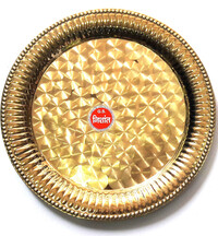 Brass Tray for Aroti Plate