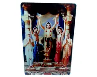 Acrylic Stand -- Lord Caitanya and His Associates (Panchatattva)  (large size)