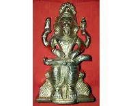 Lord Nrsimhadeva Brass Deity (4" high)