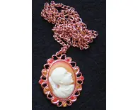 Caitanya Cameo Pendant & Chain