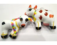 Cow and Calf Dolls -- Childrens Stuffed Toy