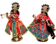 Radha Krishna Deluxe Dress Flower