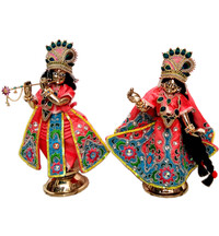 Radha Krishna Deluxe Dress Flower