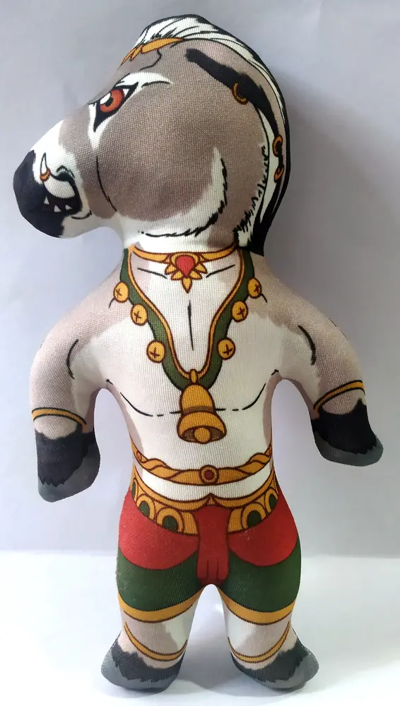 Vraja (Vrindavan) Monkey -- Childrens Stuffed Toy