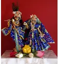 Radha Krishna Deities (Brass 9\")