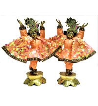 Gaura Nitai Deity Clothes -- Gradient Sequins All Over