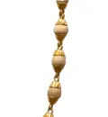 Gold Plated Silver Tulsi Necklace - Small Beads