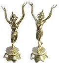 Gaura Nitai Deities Lotus Base (Brass 13\")