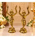 Gaura Nitai Deities Lotus Base (7\" brass)