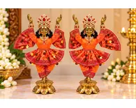 Gaura Nitai Deity Clothes -- Gradient Sequins All Over Gaura Nitai Deity Clothes -- Gradient Sequins All Over