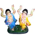 Gaura Nitai Polyresin Deity (5\" high)