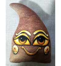 Goverdhana Sila (pointed) -- Childrens Stuffed Toy