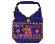 Embroidered Handbag -- Hare Krishna, Cotton, Patiala Style