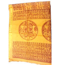 Harinam Chadar Jute with Gold Border (32x65\")