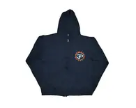 Hoodie Jacket: Om Sign -- Embroided, Large Size