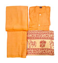 Devotee Cotton Saffron Cloth Kit -- 5 Piece Set