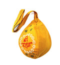 Hand Painted Sri Radha Beadbag -- Written in Sanskrit