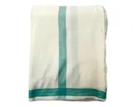 Dhoti / Chadar -- Masalin Pure Fine Cotton - With Border