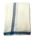 Dhoti / Chadar -- Masalin Pure Fine Cotton - With Border