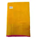 Sari, Cotton Blended -- Plain Color with Attractive Border