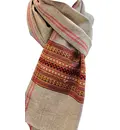 Neck Scarf / Chadar with Colorful Border (woolen)