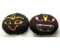 Childrens Stuffed Toy: Narayana Sila and Narasimha Sila Dolls (Set of 2)