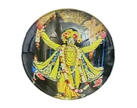 Round Lord Caitanya Mahaprabhu Magnet (2.3" - 5.3 cm)