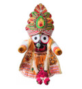 Clothes, Crowns and Garlands for Jagannatha, Baladeva and Subhadra Deities