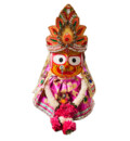 Clothes, Crowns and Garlands for Jagannatha, Baladeva and Subhadra Deities