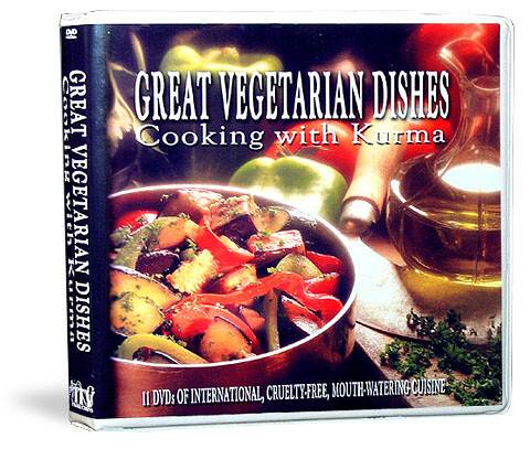 Great Vegetarian Dishes - Cooking With Kurma - 11 DVD set