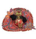 Laddu Gopal Dress Colorful Flowers and Colorful Gems