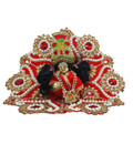 Laddu Gopal Dress Colorful Pearls and Gems