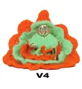 Semi Deluxe Woolen Winter Dresses with Cap for Laddu Gopal