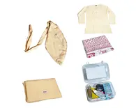 Madhu Mangal Khadi Devotee Cloth Kit -- 5 Piece Set