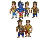 Characters of Mahabharat  Children's Stuffed Toys (set of 6)