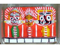 Jagannatha, Baladeva and Subhadra Deities (MatchBox size!)