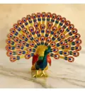 Peacock Trinket Box (Red)