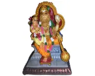 Prahlada Maharaja and Lord Nrsimhadeva Polyresin Figure (5" high)