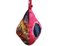 Radha Krishna on Lotus - Digitally Printed Bead-Bag [3 sides and strap] Standard Size