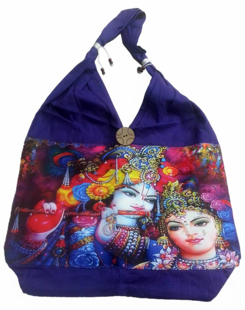 Radha Krishna Digital Print Bag