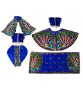 Radha Krishna Deluxe Dress Full Peacock with Pearls and Gems