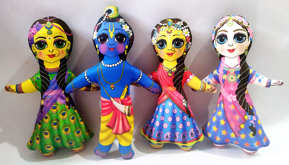 radha krishna soft toys