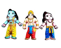 Childrens Stuffed Toys: Lord Rama, Laksmana and Hanuman