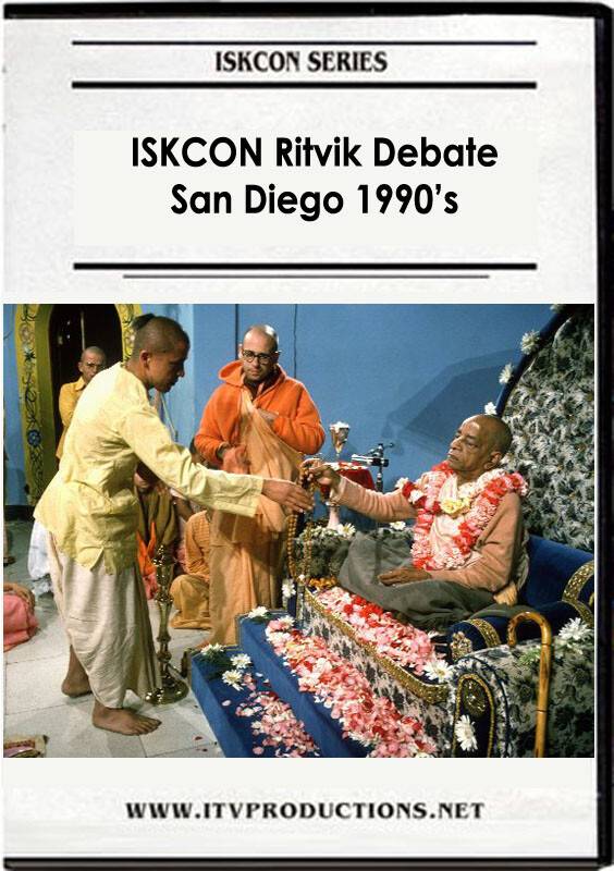 Ritvik Debate (1990\'s) ISKCON 2 DVD Set
