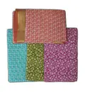 Saloni Sari -- Fine Jute-Cotton, Printed pattern on color background